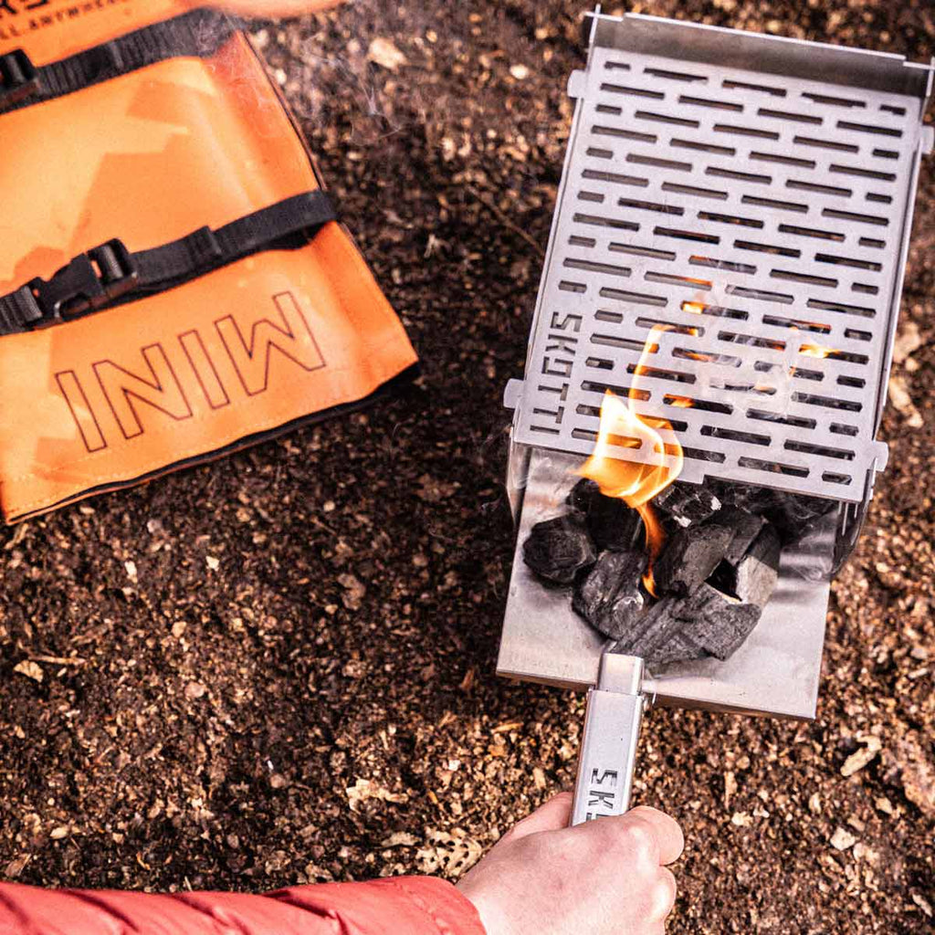 Campinggrill Skotti Mini rustfritt stål XS 1,9 kg - Skotti Grill