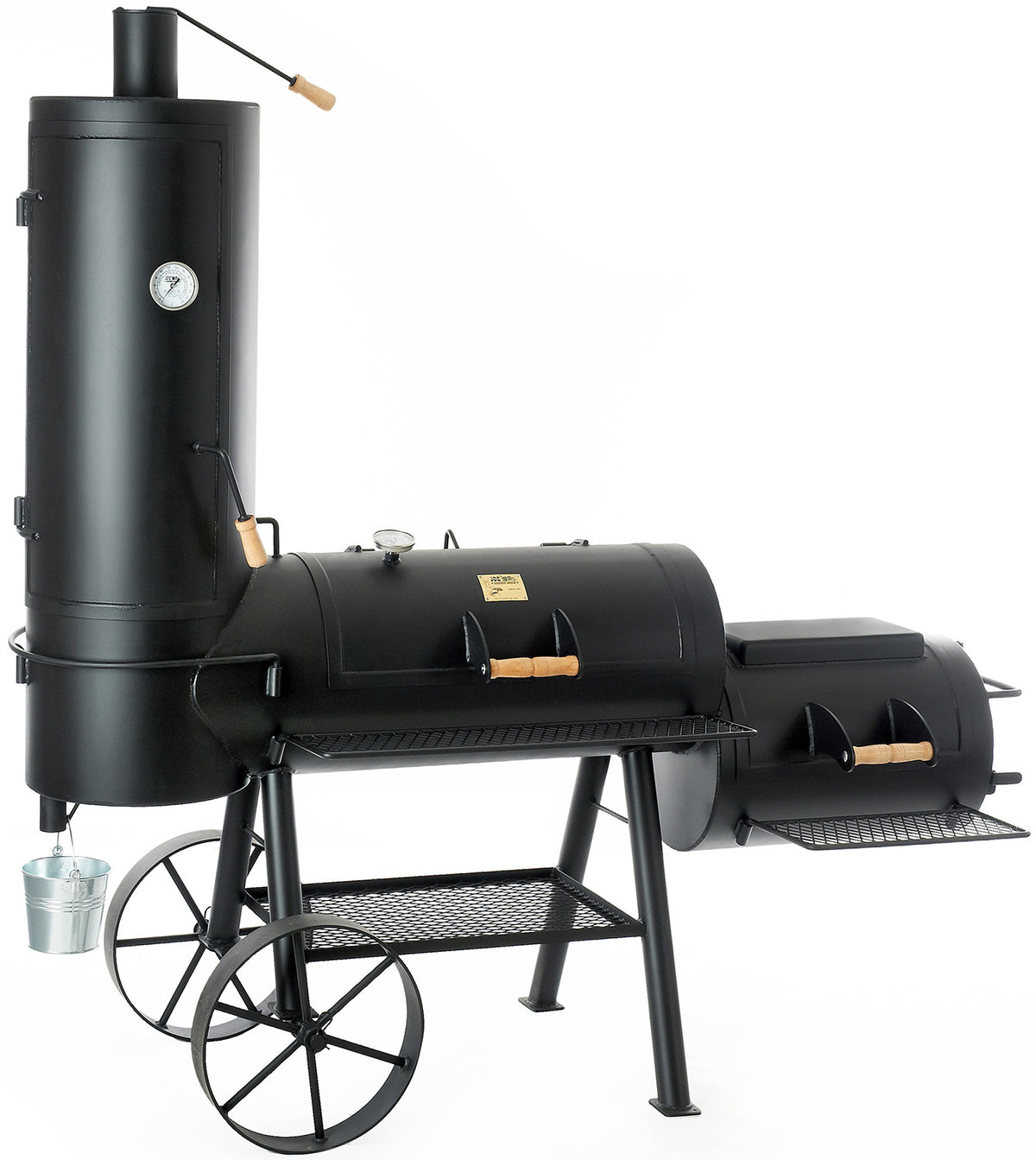Smoker 16" Chuckwagon 3-kammer - JOE´s Barbeque forfra