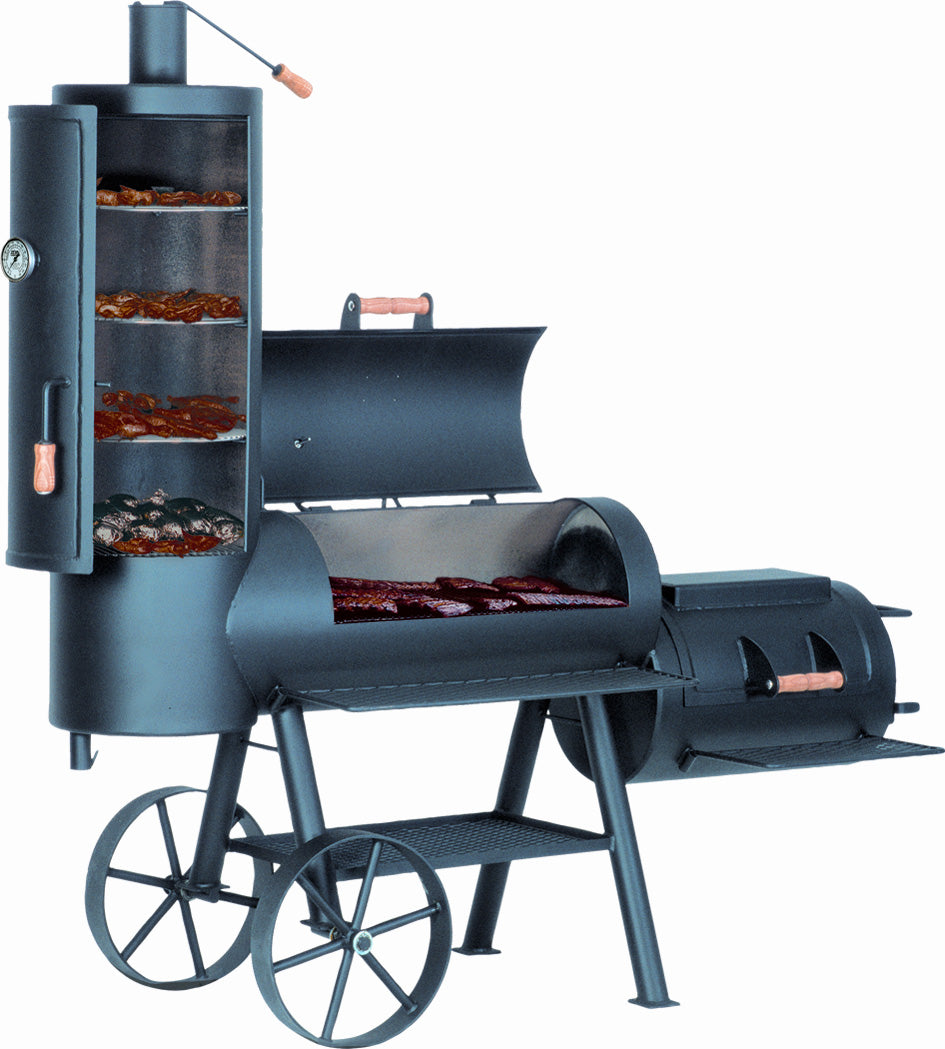 Detalj av Smoker 16" Chuckwagon 3-kammer - JOE´s Barbeque