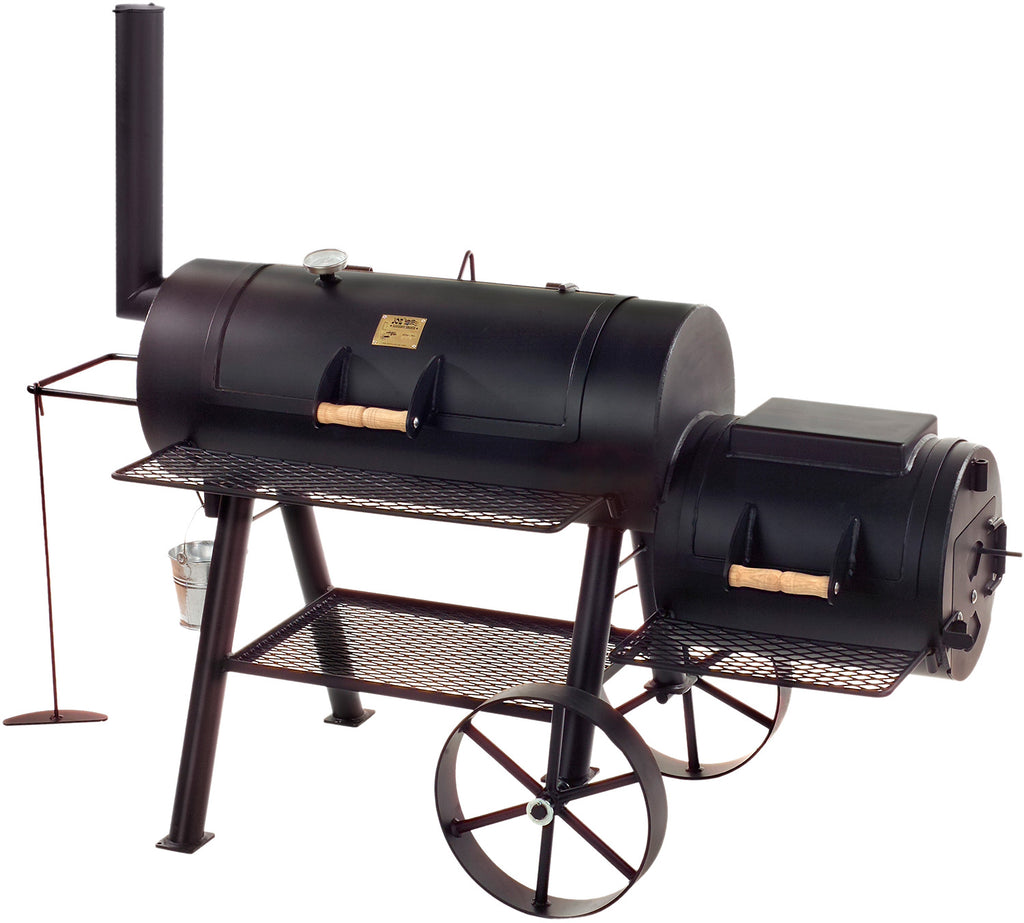 Smoker 16" Longhorn 100x39 cm grillflate - JOE's Barbeque forfra