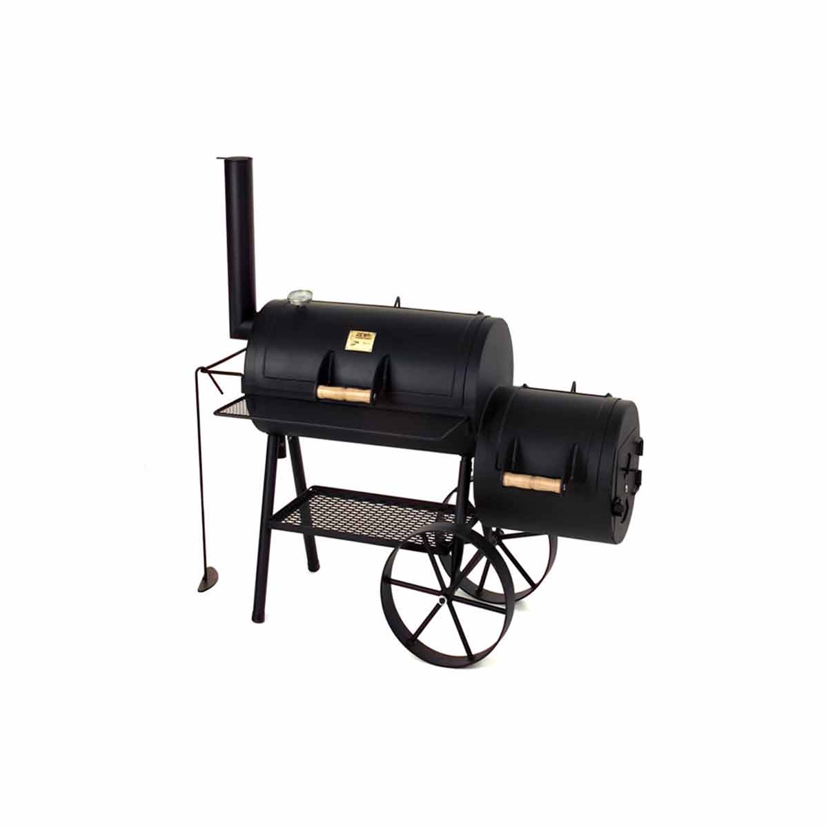 Smoker 16" Tradition rustfritt stål rist - Joe's Barbeque forfra