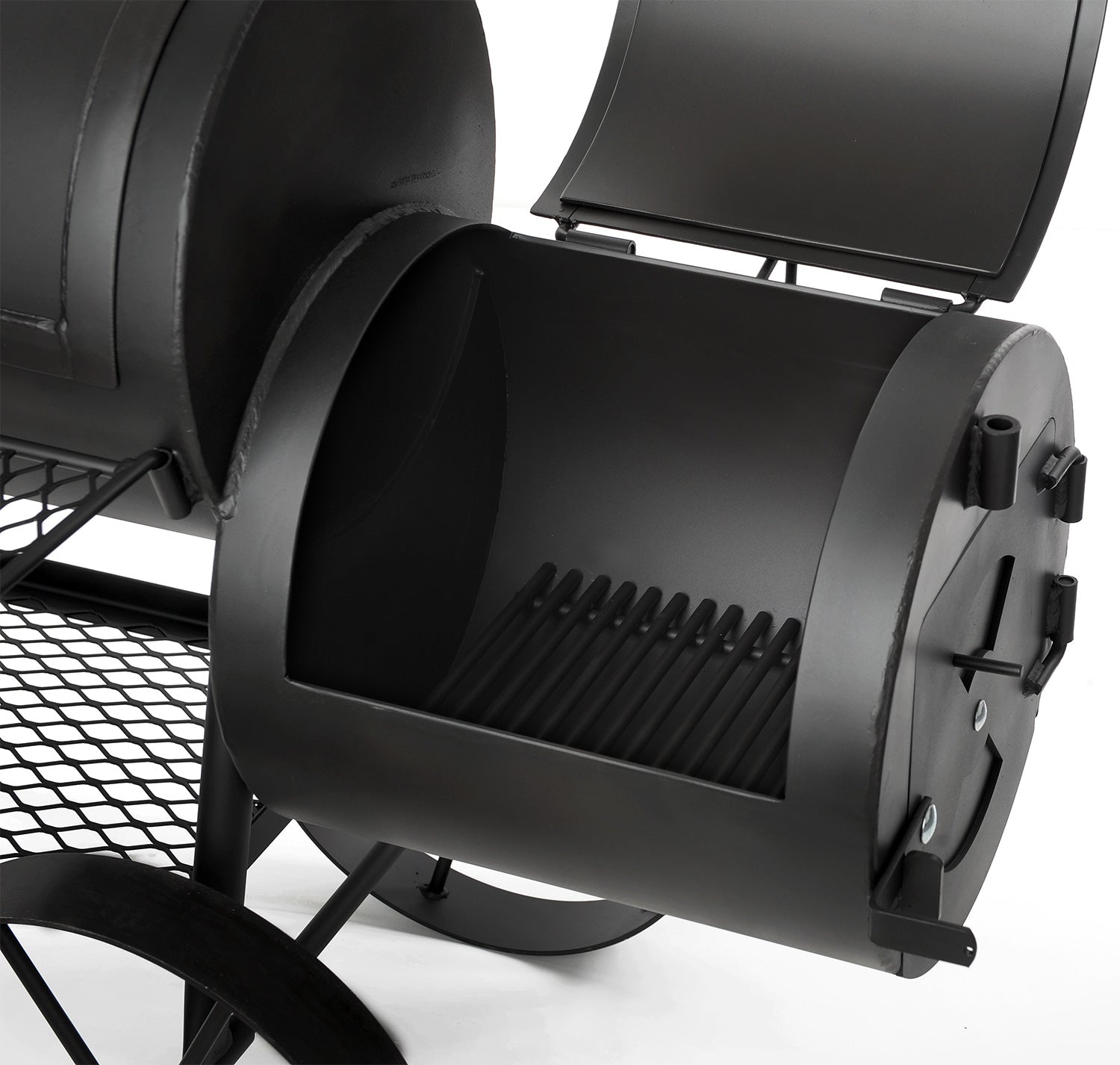 Smoker 16" Tradition rustfritt stål rist nærbilde av rist