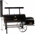 Smoker 20" Championship Longhorn lang med motvekt - JOE´s Barbeque forfra
