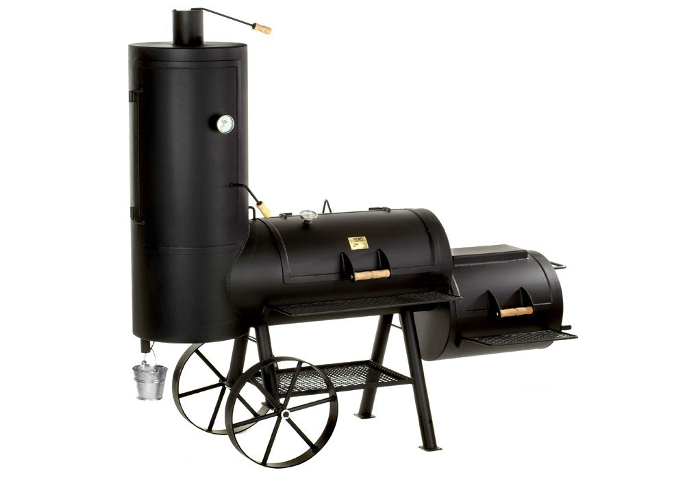 Smoker 20" Chuckwagon med røykkammer - Joe's Barbeque frontvisning