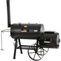 Smoker 20" Longhorn 6,35 mm stål - JOE´s Barbeque forfra