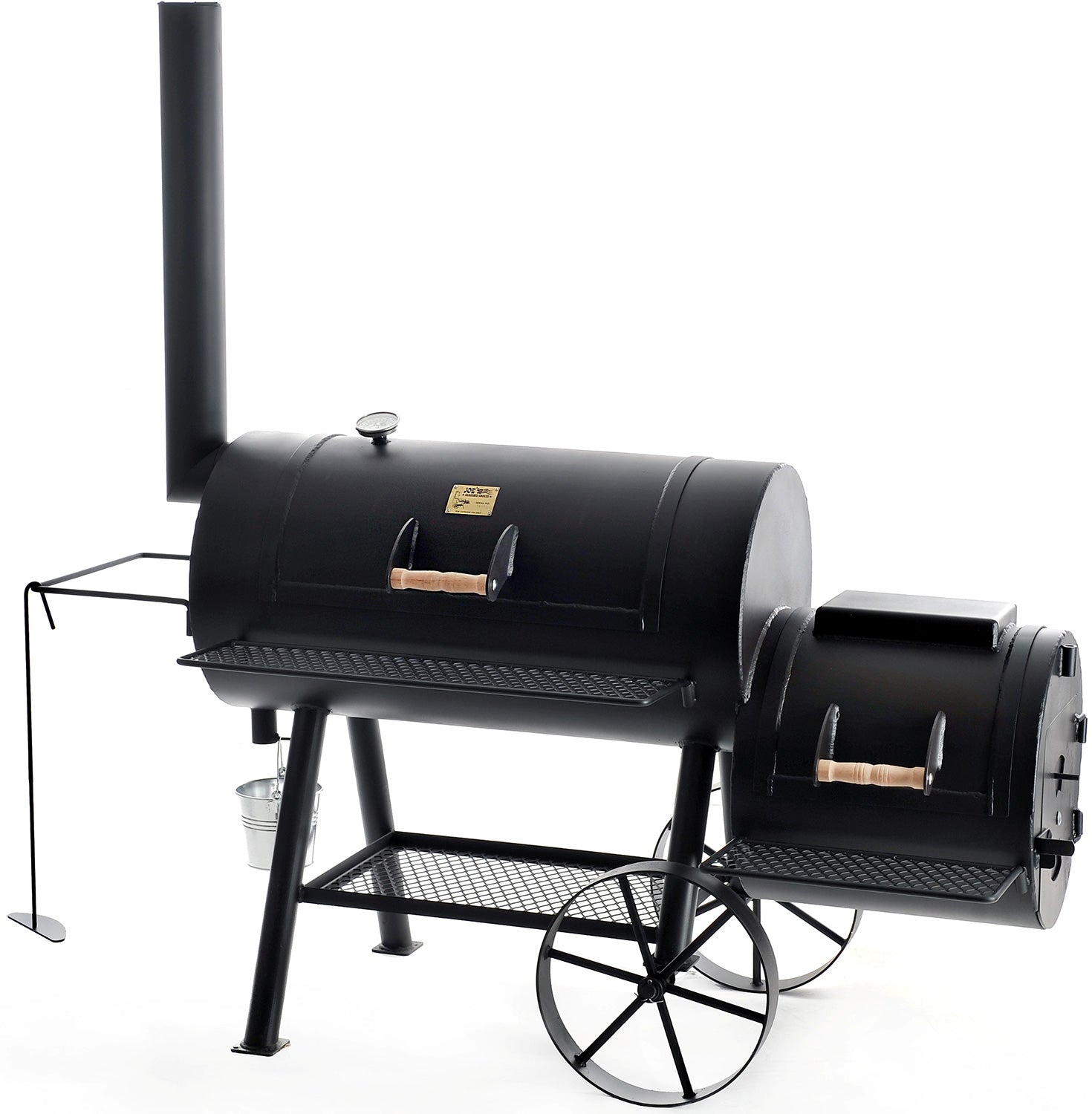 Smoker 20" Texas Classic lang versjon - JOE´s Barbeque for stor grillflate og røking