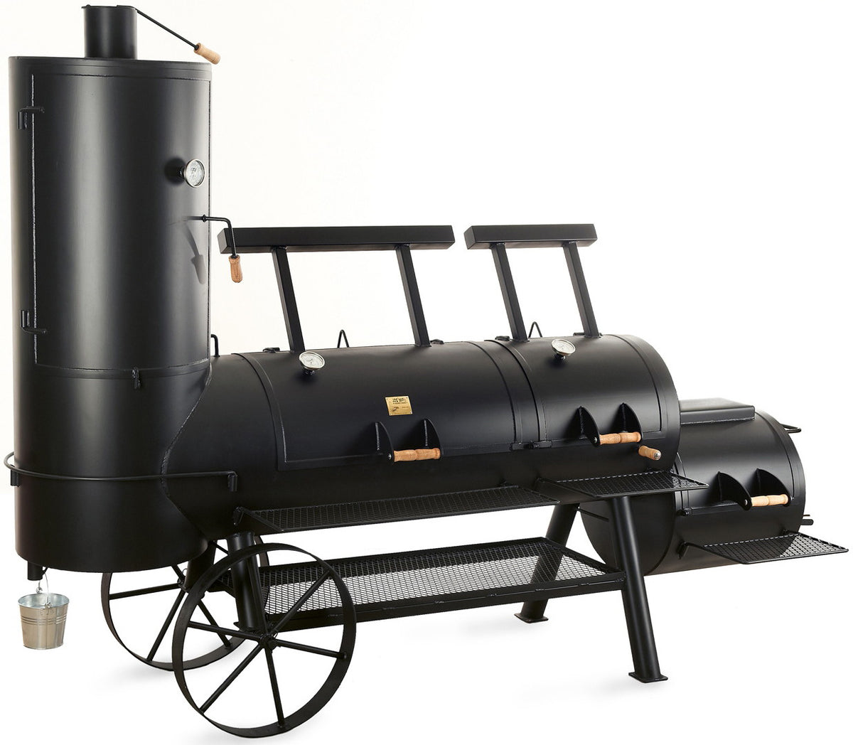 Smoker 24" Extended Catering med røykkammer - JOE´s Barbeque forfra
