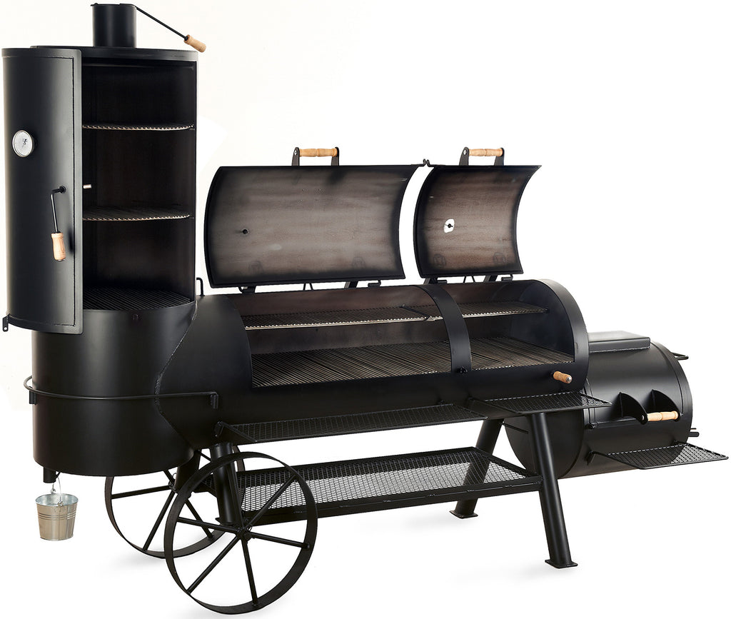 Smoker 24" Extended Catering med røykkammer - JOE´s Barbeque bakside