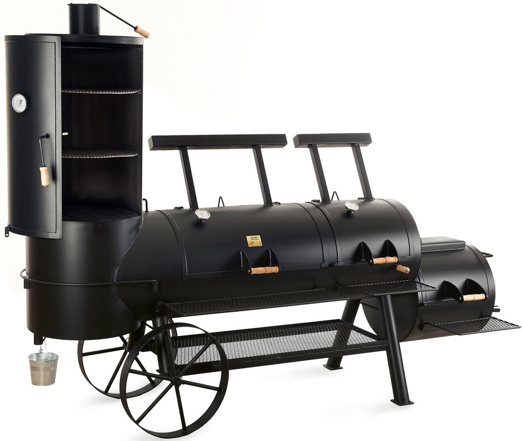 Detalj av termometer på Smoker 24" Extended Catering med røykkammer - JOE´s Barbeque