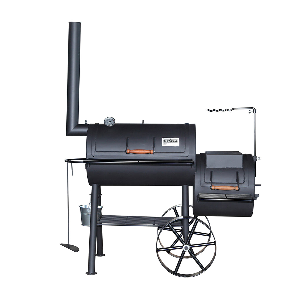 Smoker SK18 18" rustfritt stål rist 6 mm korpus forfra