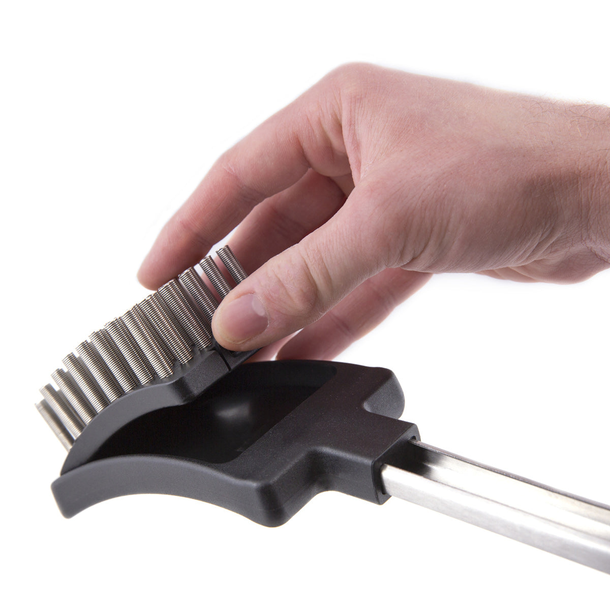 Spiralgrillbørste Baron rustfritt stål - Broil King detalj av børste