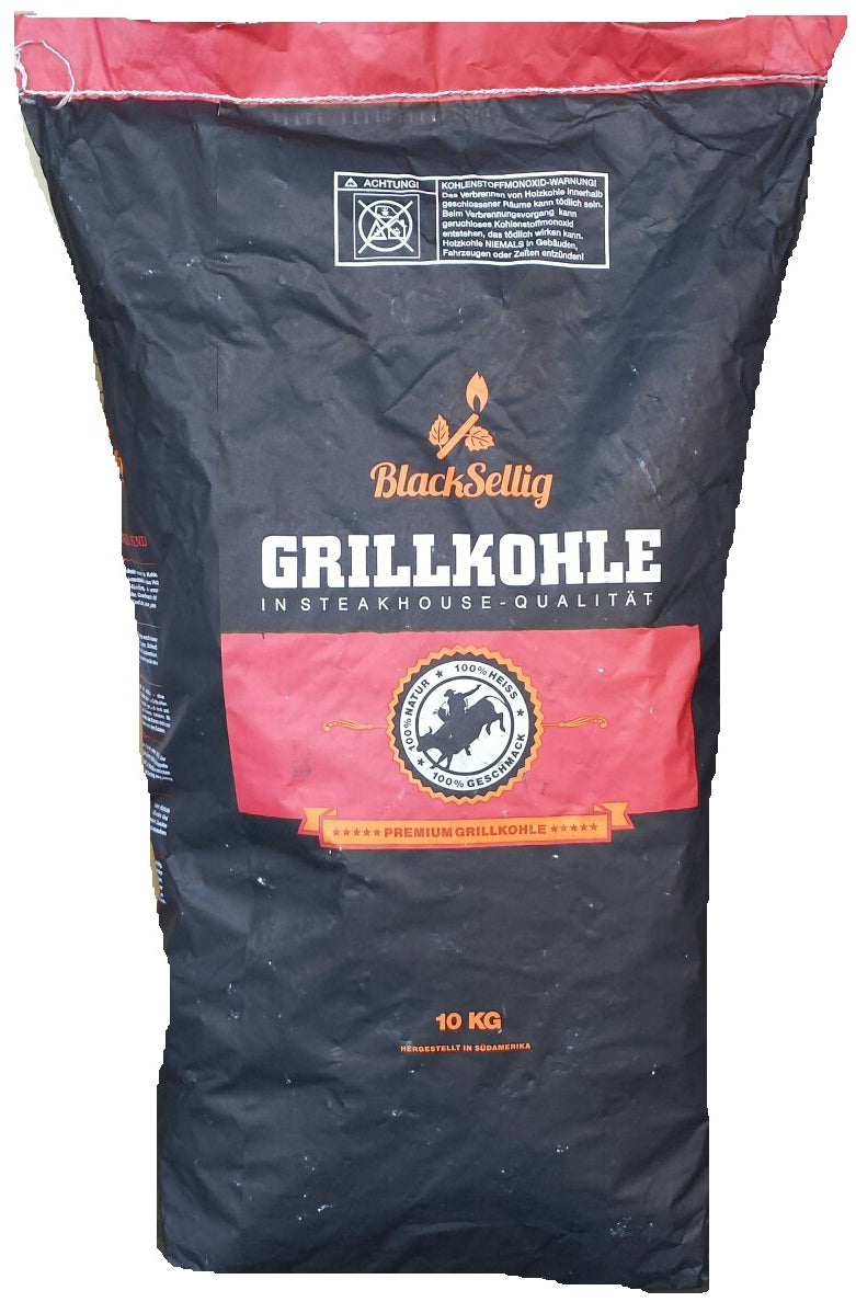 Steakhouse trekull Quebracho Blanco 10 kg - BlackSellig forfra