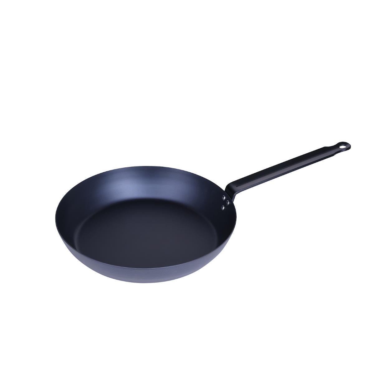 Stekepanne karbonstål 28 cm - SANTOS for grilling forfra