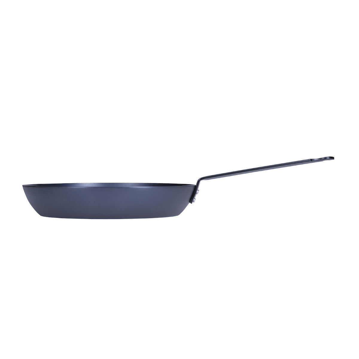 Montert Stekepanne karbonstål 28 cm - SANTOS på grill