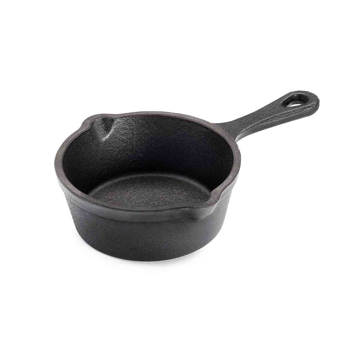 Støpejern minipanne for steking og dessert 10 cm - Napoleon forfra