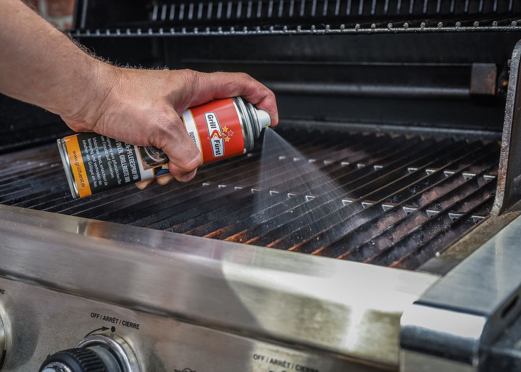 Støpejern pleiespray 200 ml plantebasert - Grillfürst montert