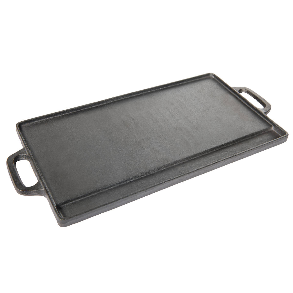 Støpejern vendbar grillplate 50 x 23,5 cm - Traeger nærbilde av overflate