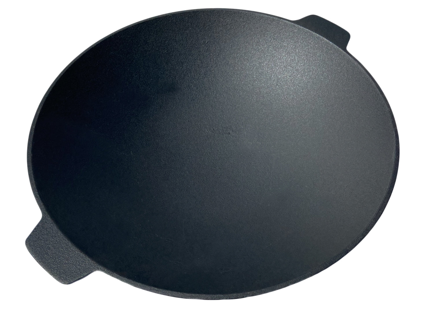 Støpejern wok XL med 2 håndtak 38 cm med pleiesett bakside