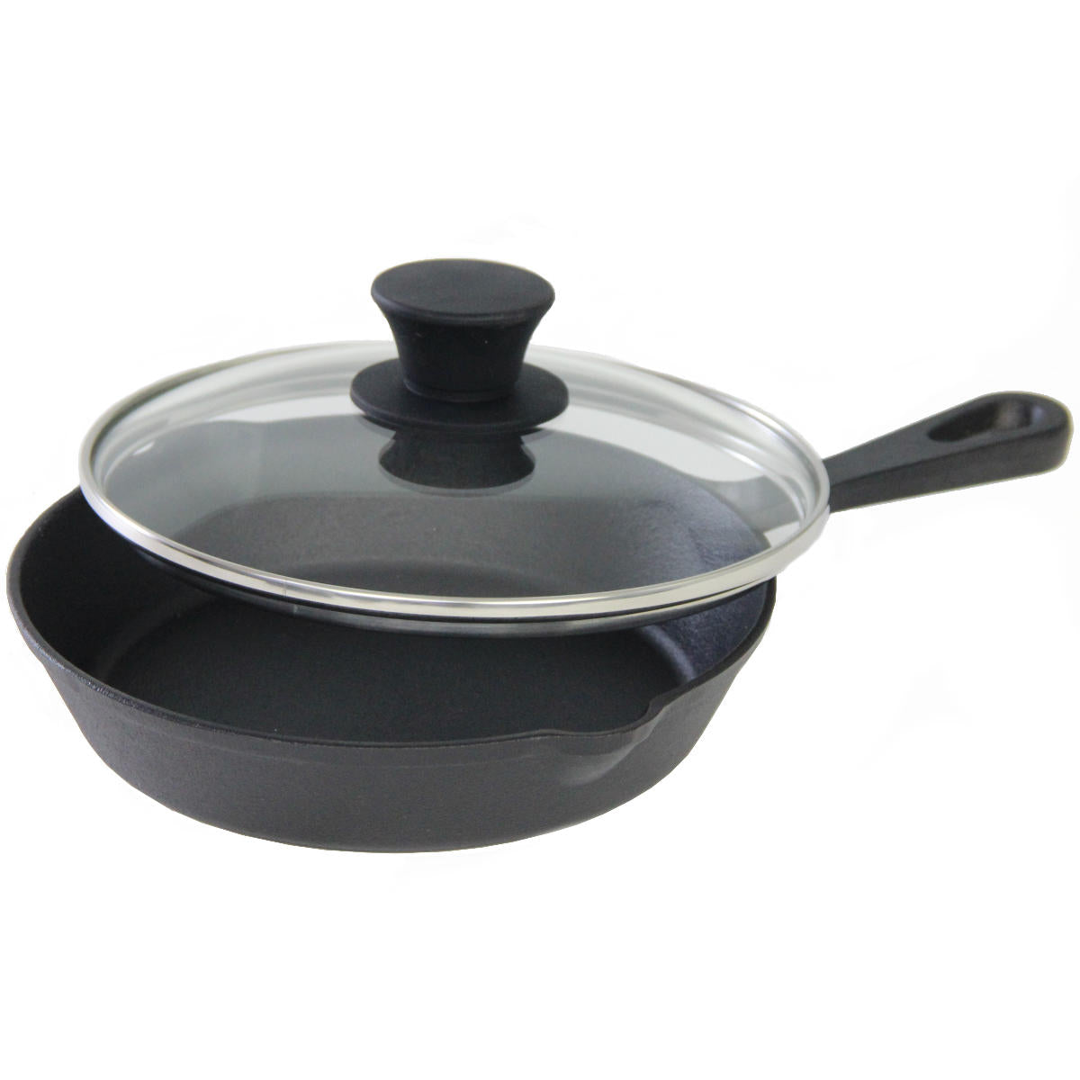 Støpejernspanne med glasslokk Ø 20 cm - SANTOS bakside
