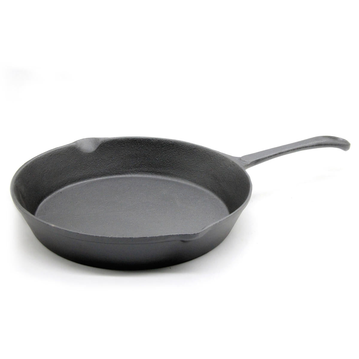 Støpejernspanne med skaft 25 cm - SANTOS for grilling og steking
