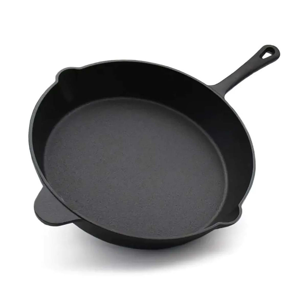 Støpejernspanne 30 cm - FireRocket forfra