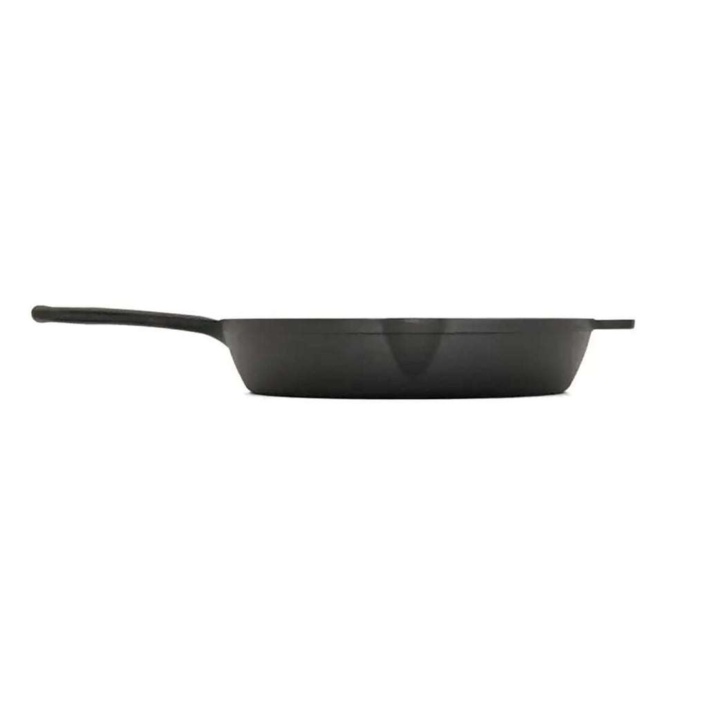 Støpejernspanne 30 cm - FireRocket nærbilde av overflate