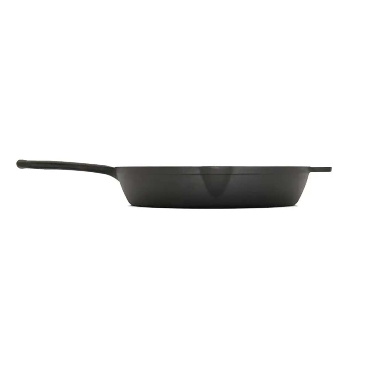 Støpejernspanne 30 cm - FireRocket nærbilde av overflate