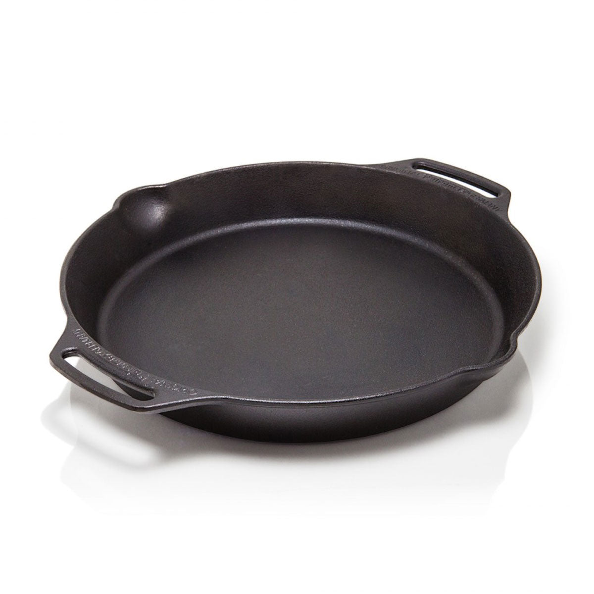Støpejernspanne fp35h-t med to håndtak 35 cm Petromax forfra