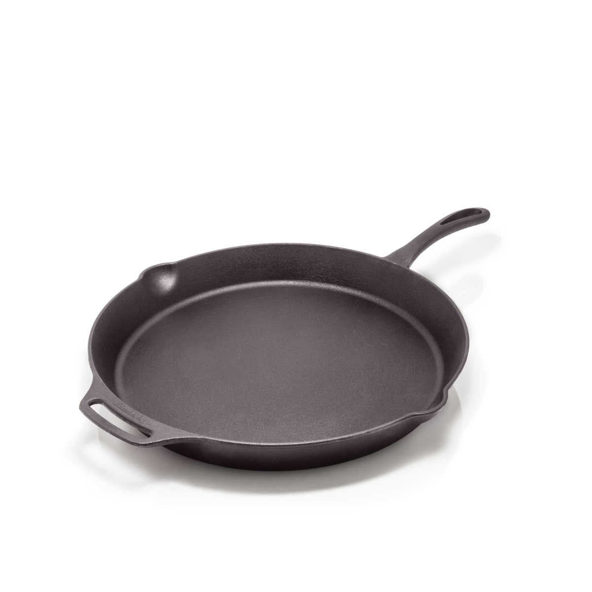 Støpejernspanne fp40-t med skaft 40 cm - Petromax forfra