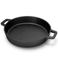 Støpejernspanne Frypan L 28 cm med to håndtak - The Bastard for grilling og steking
