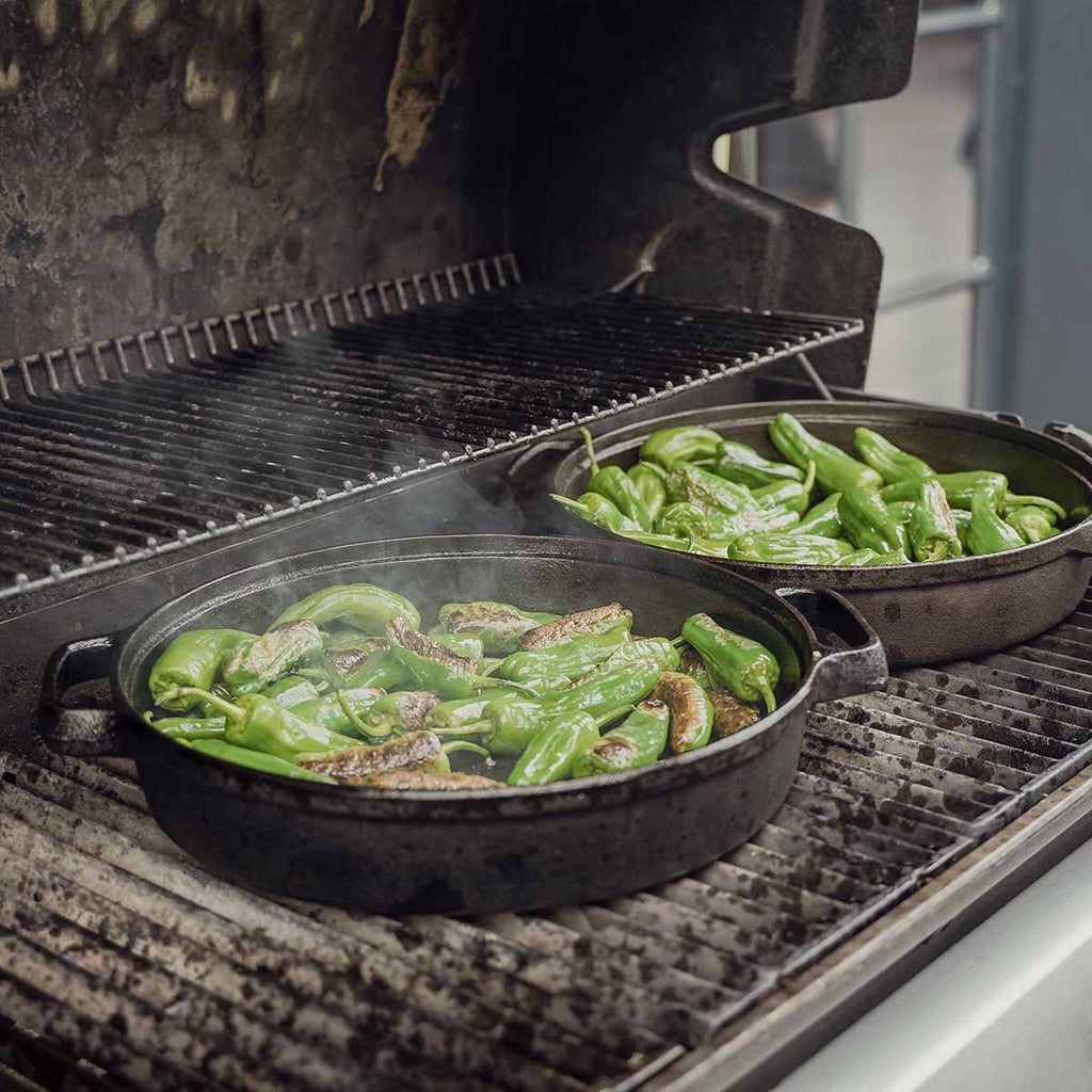 Støpejernspanne for Weber GBS Ø 30 cm - SANTOS bakside