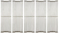 Støpejernsrist sett 5 deler for Broil King Regal/Imperial 590 forfra