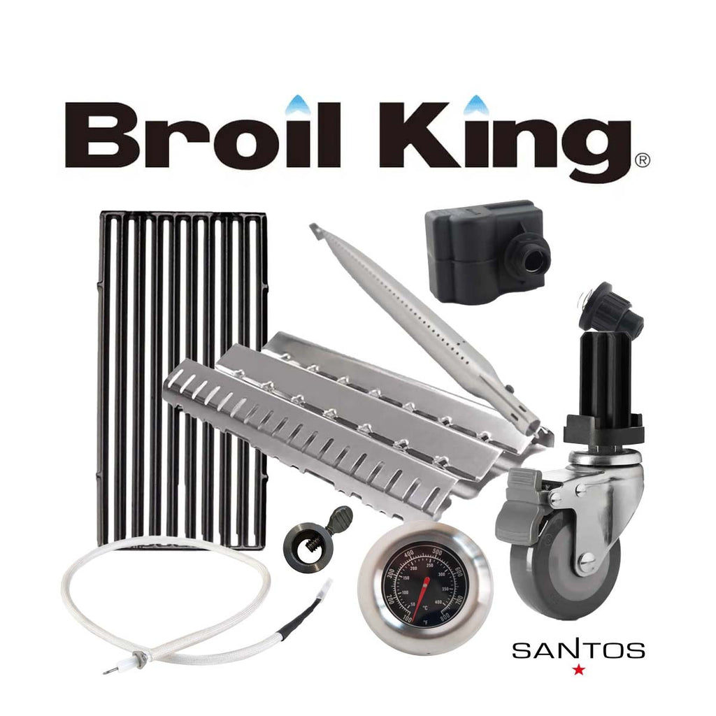 Støpejernsrist Signet & Crown 2 stk - Broil King sideprofil