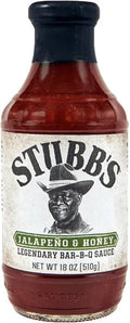 Stubbs Jalapeno & Honey Bar-B-Q Sauce 450 ml front