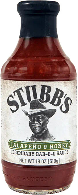 Stubbs Jalapeno & Honey Bar-B-Q Sauce 450 ml front