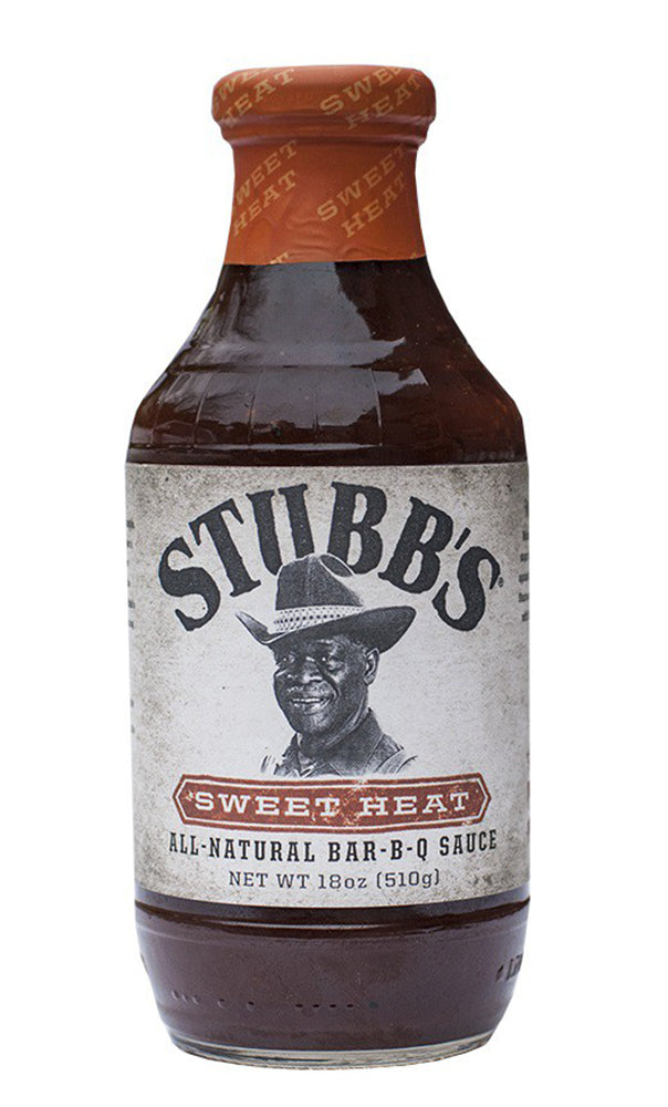 Stubbs Sweet Heat Bar-B-Q Sauce 450 ml glassflaske for grillmat
