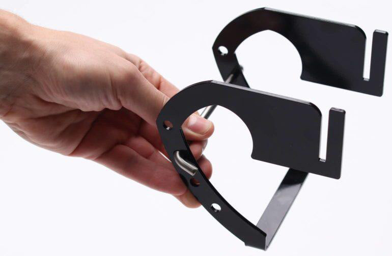 Sykkelholder for Knister Grill Stahl, lackiert; 2,5 mm - Knister