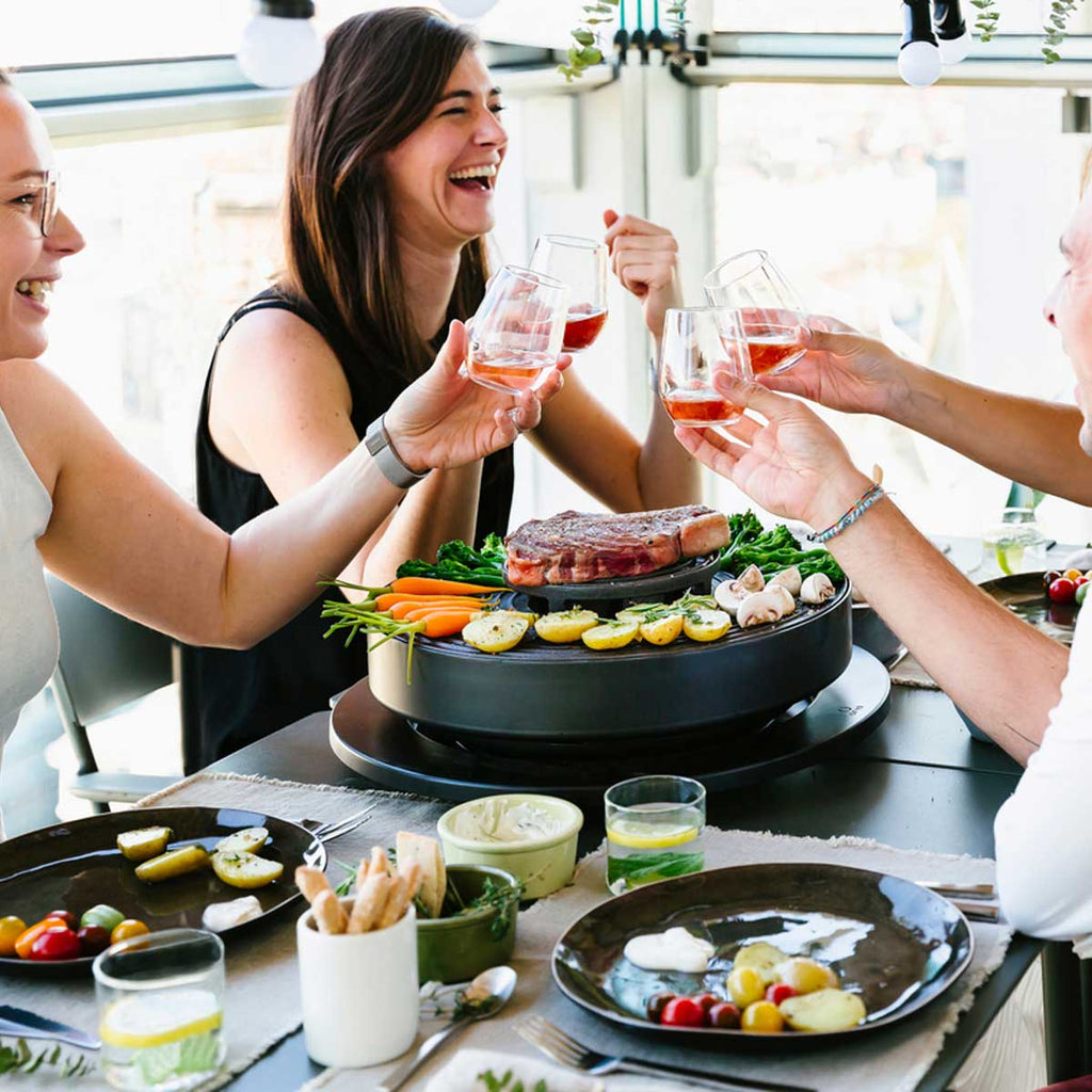 Montert Tabl'O støpejern grytesettt for bordgrill - OFYR
