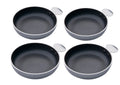 Tapas-sett 4 små panner aluminium 12,5 cm - CADAC forfra