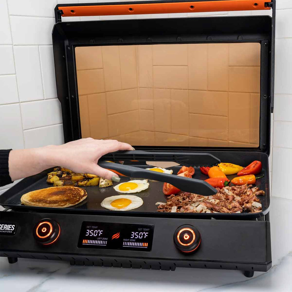 Montert Tilbehørssett 4-delt for E-Serie grillplate - Blackstone