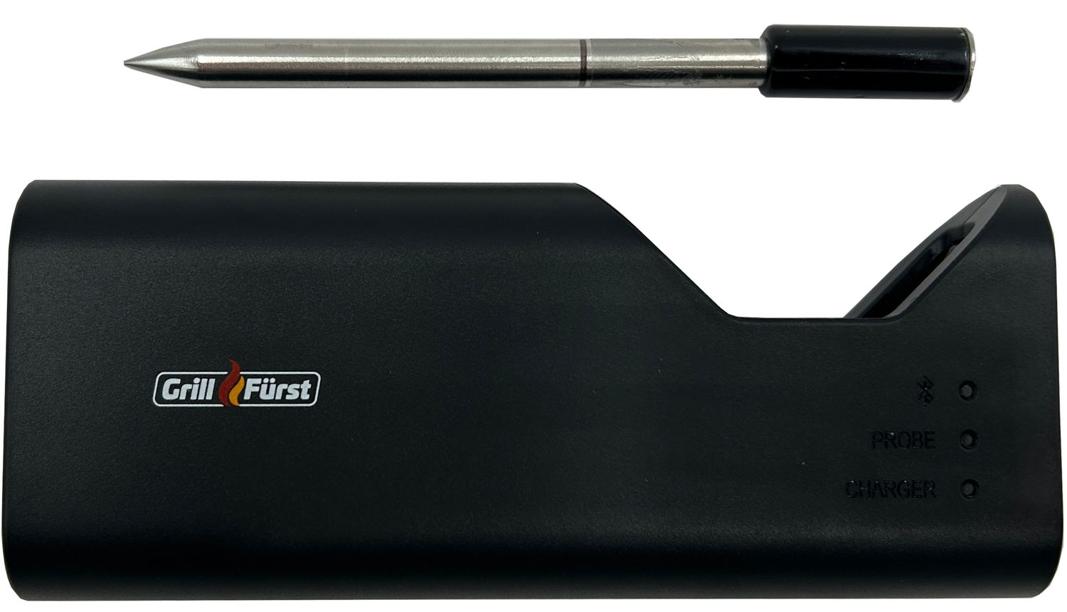 Trådløst steketermometer Bluetooth utvidbar til 4 sonder Grillfürst detalj nærbilde