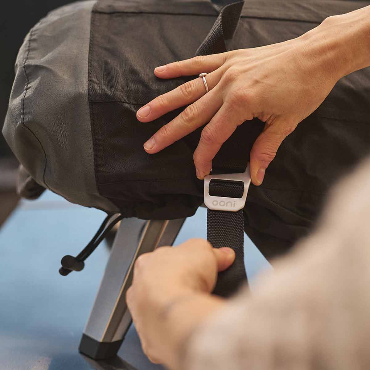 Transporttrekk for Koda 2 pizzaovn - Ooni montert på pizzaovn