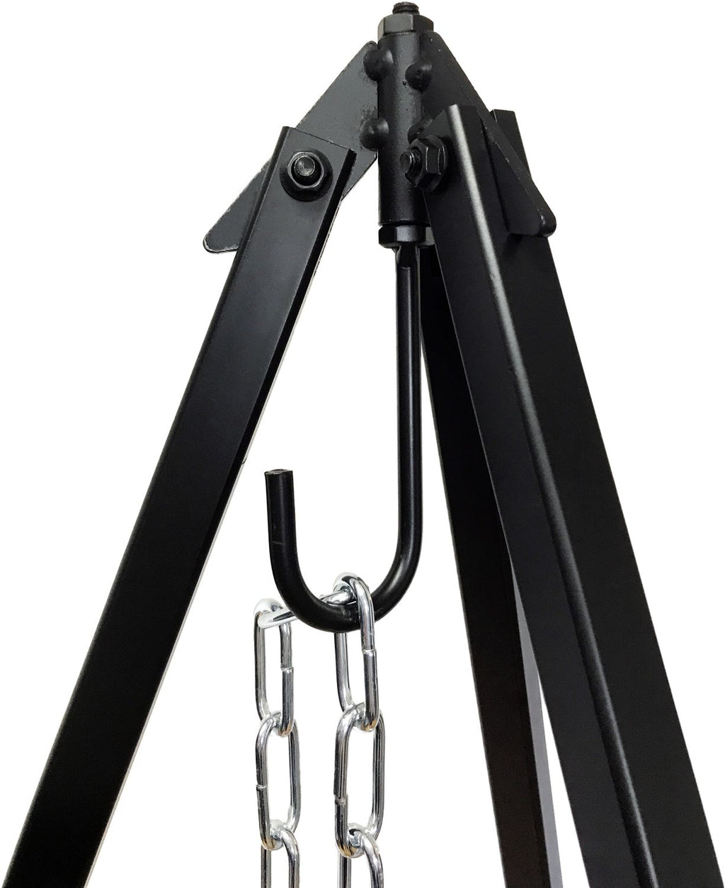 Trebein for dutch oven høydejusterbar 110-200 cm Grillfürst bakside