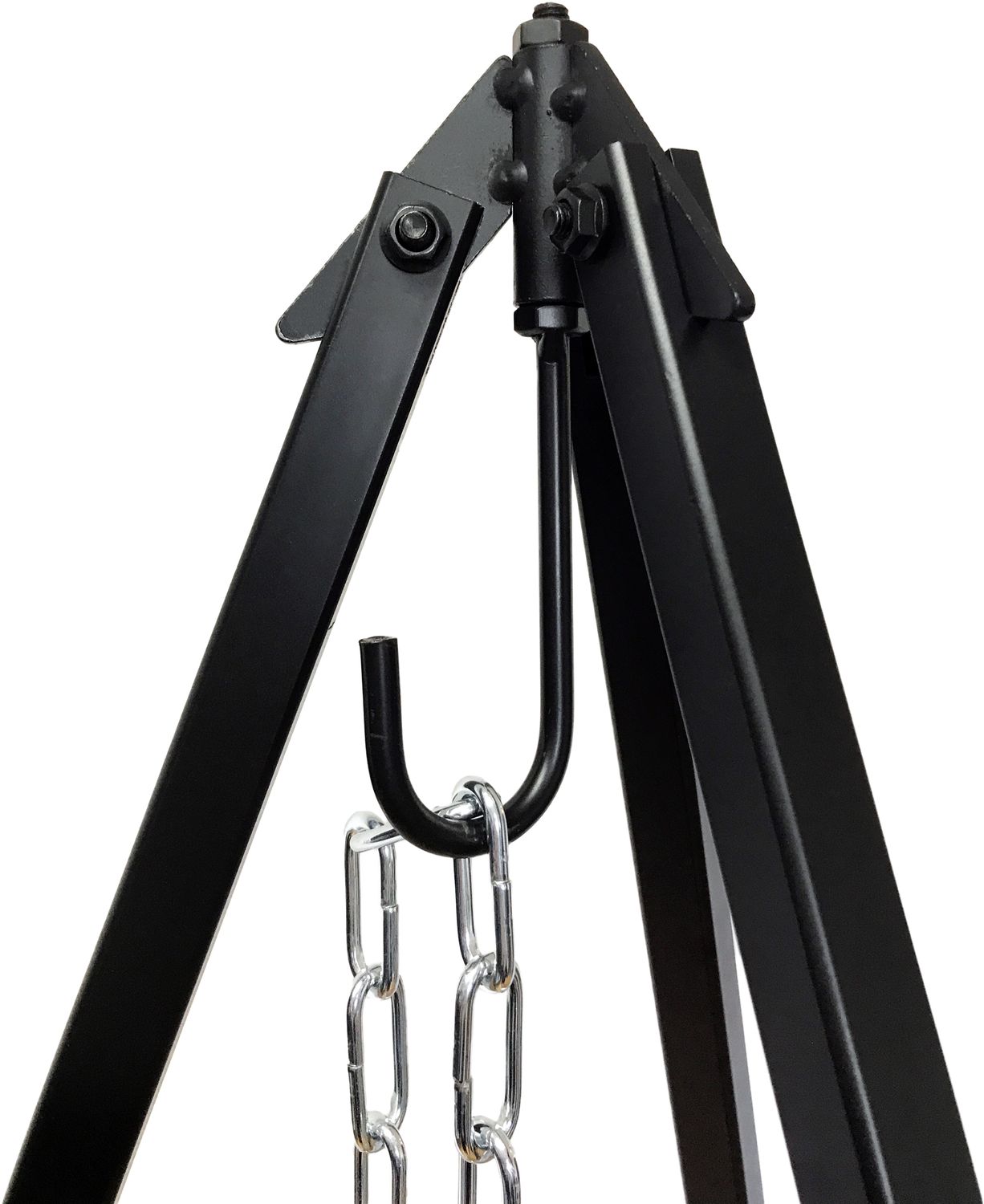 Trebein for dutch oven høydejusterbar 110-200 cm Grillfürst bakside