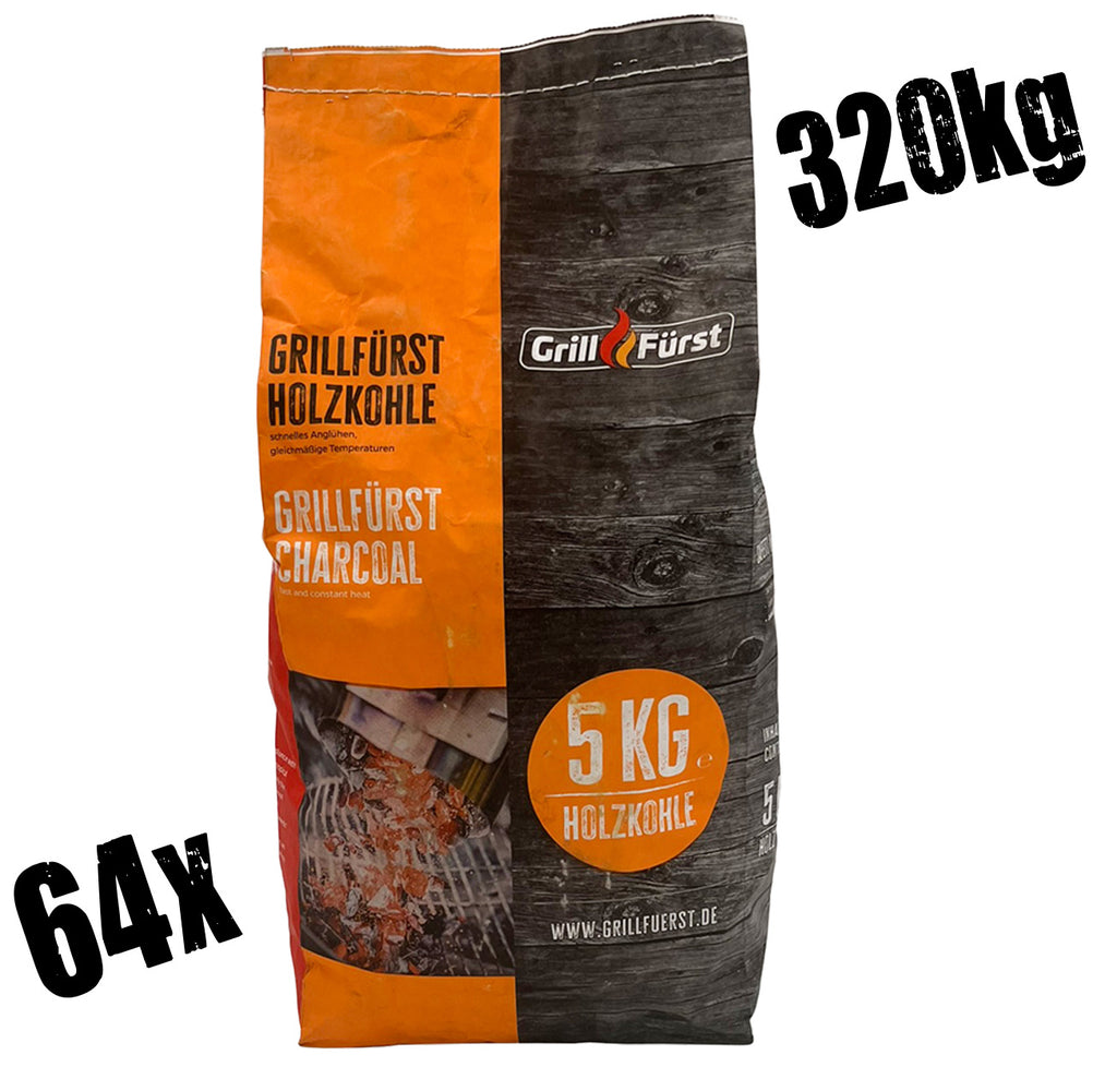 Trekull 5 kg pall 320 kg Grillfürst forfra