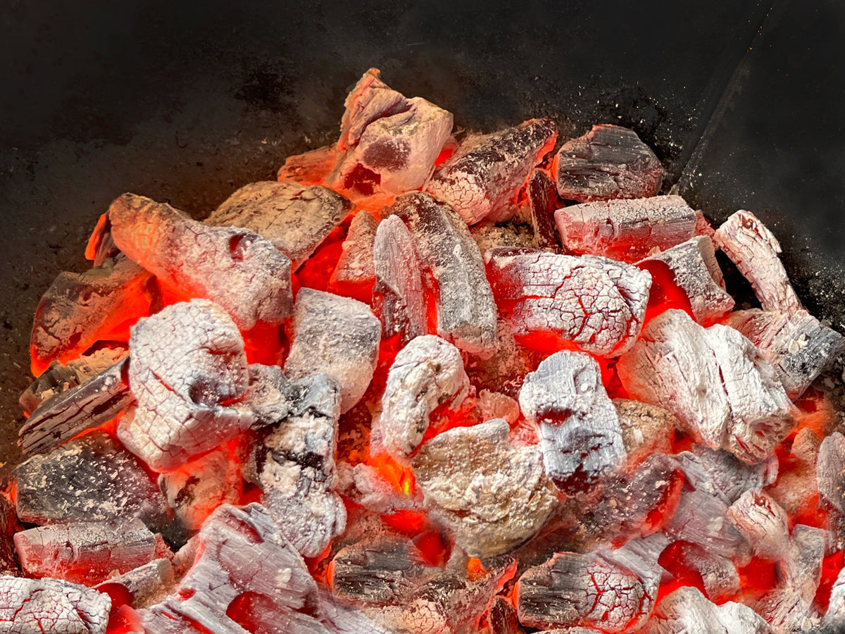 Trekull 5 kg pall 320 kg Grillfürst med åpen sekk