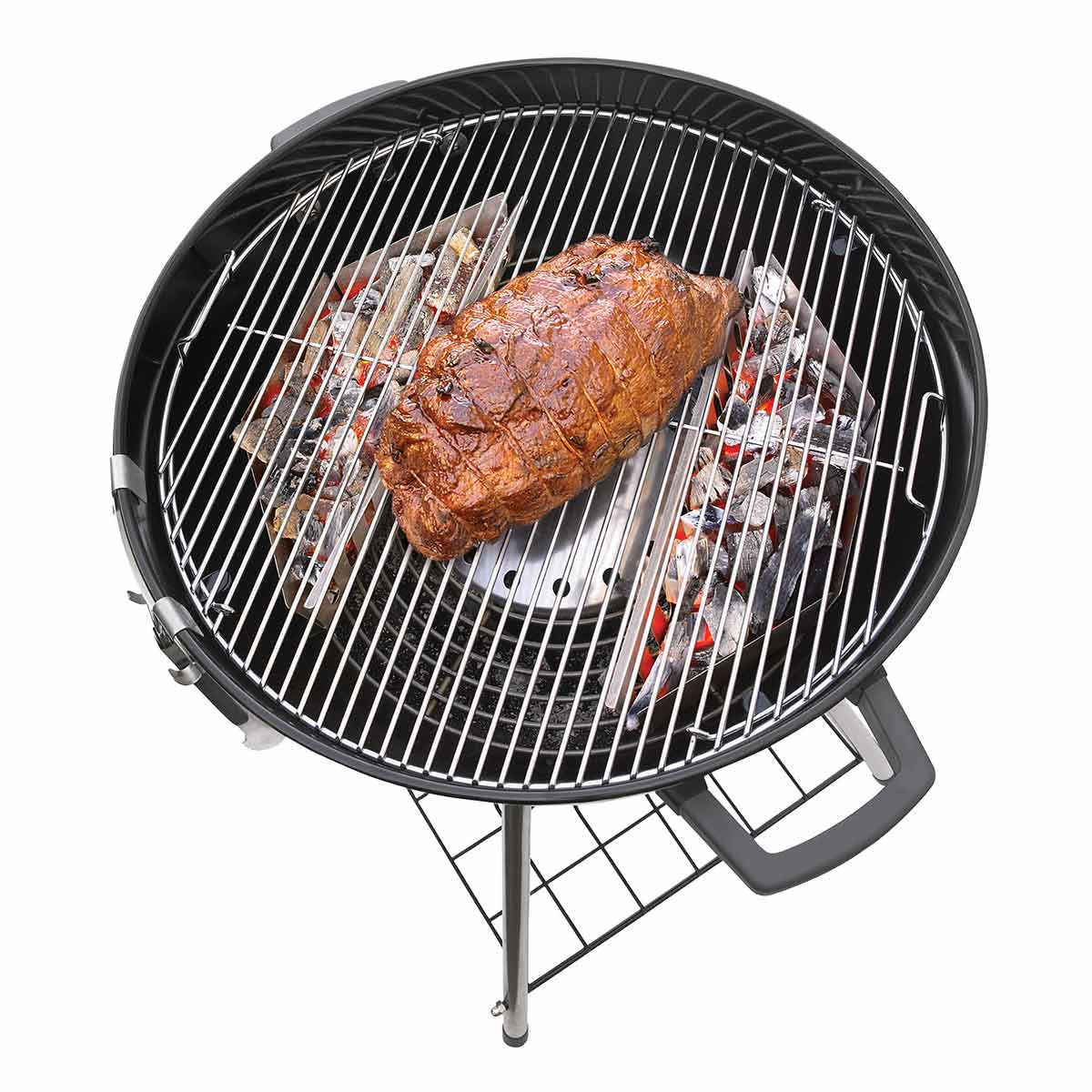 Trekullkurver 2 stk for kullgrill - Napoleon detalj av materiale