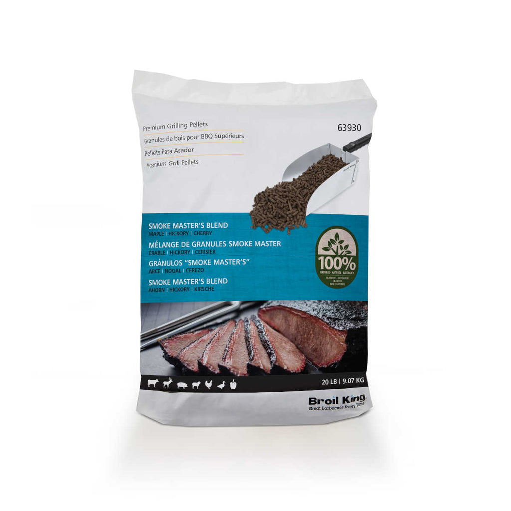 Trepellets Master's Blend 9 kg - Broil King for jevn varme