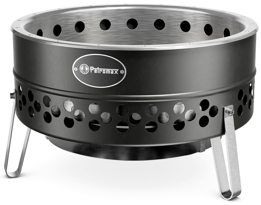Tyropit bålpanne Black Edition rustfritt stål 57,5 cm forfra