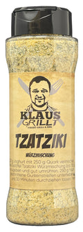Tzatziki krydderblanding 140 g strøboks Klaus grillt for smakfull hjemmelaget tzatziki